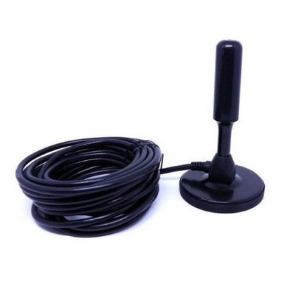 Antena hd de tv digital interna 5 metros 360 graus de recepção ecooda